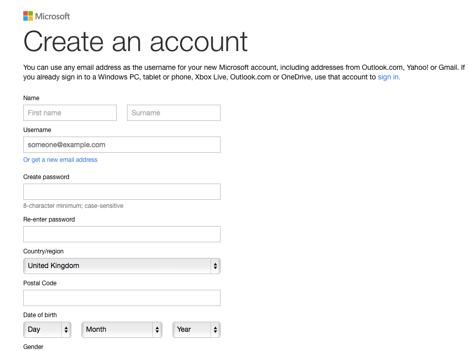 How to get a Microsoft Account Digital Unite